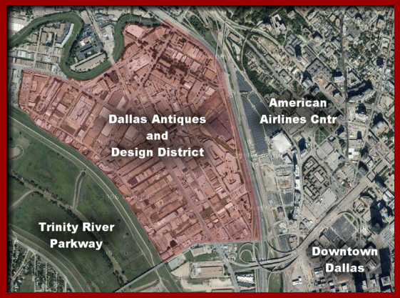 Dallas Antiques And Design District Located In Dallas Texas